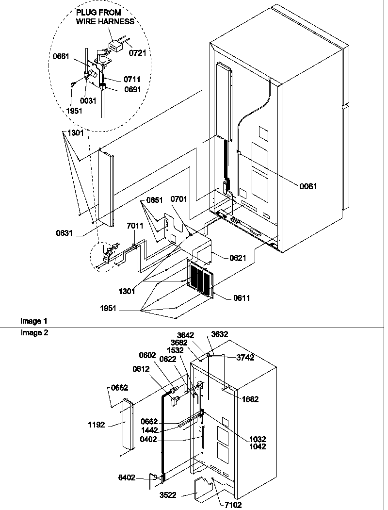 Cabinet back