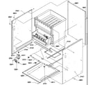 Amana GUID090CX30/P1212504F outer cabinet diagram
