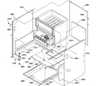 Amana GUIS090CX50/P1211105F outer cabinet diagram