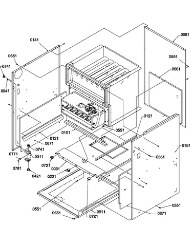 Outer cabinet