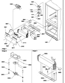Evaporator & freezer control assembly