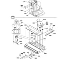 Amana BR22VW-P1321505WW machine compartment assembly diagram