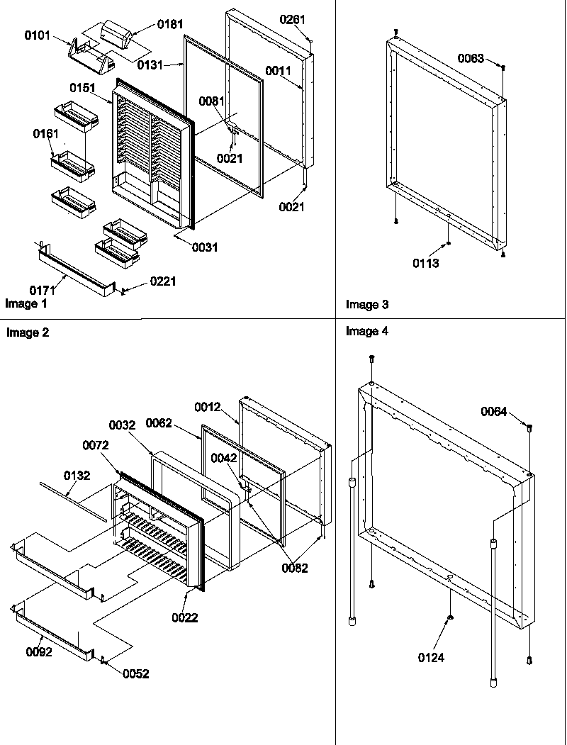 Door assemblies
