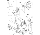 Amana PTH073A15DB/P1225305R compressor/tubing diagram