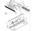 Amana PTH074A25CB/P1225223R front/chassis diagram