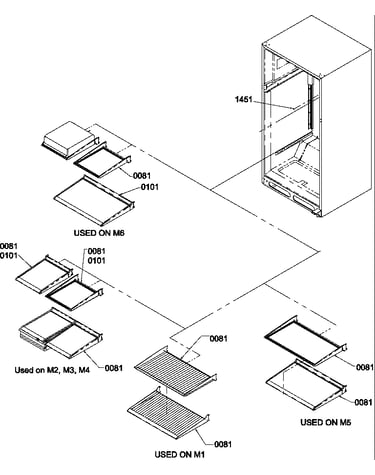 Interior shelving