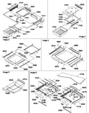 Shelving assemblies