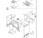 Amana ART6511WW/P1143623NWW cabinet diagram