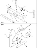 Backguard and gas supply
