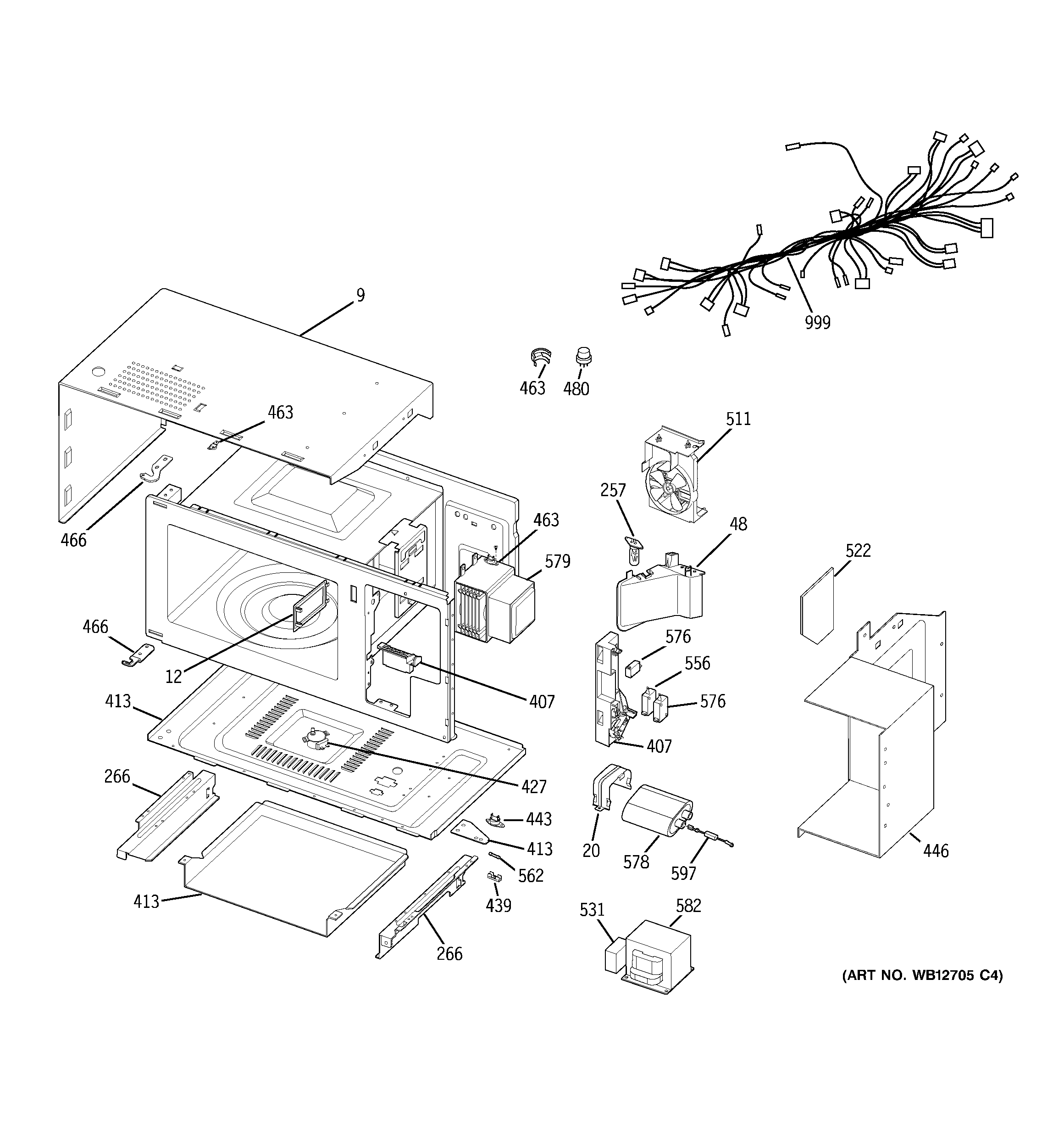 MICROWAVE BODY PARTS