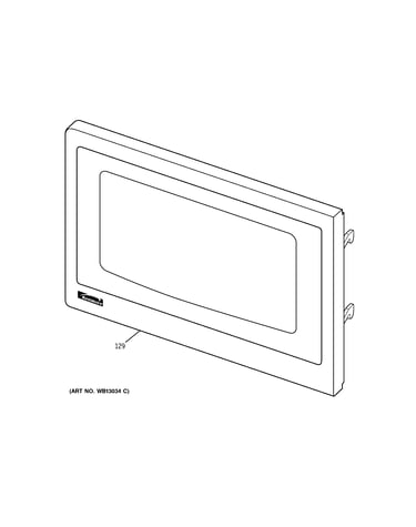 Microwave door