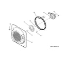 Kenmore 91149233300 lower oven convection fan diagram
