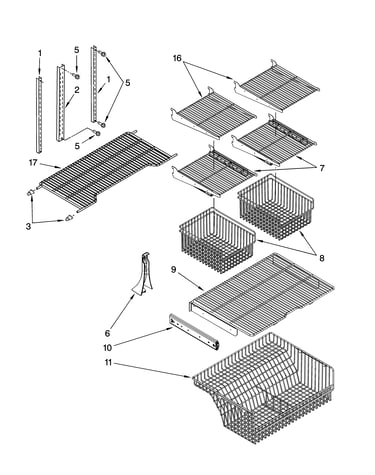 Shelf parts