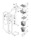 Freezer liner parts