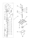 Motor and ice container parts