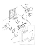 Dispenser front parts