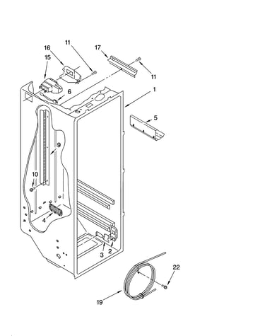 Refrigerator liner parts