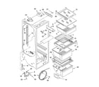 Kenmore 10654512300 refrigerator liner parts diagram