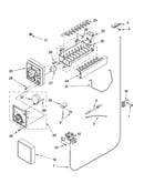 Icemaker parts, parts not illustrated