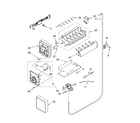 Kenmore 10655203400 icemaker parts, parts not illustrated diagram