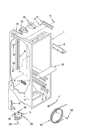 Refrigerator liner parts