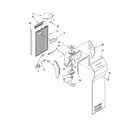 Kenmore 10655399400 air flow parts diagram