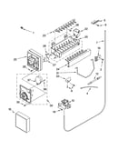 Icemaker parts, parts not illustrated