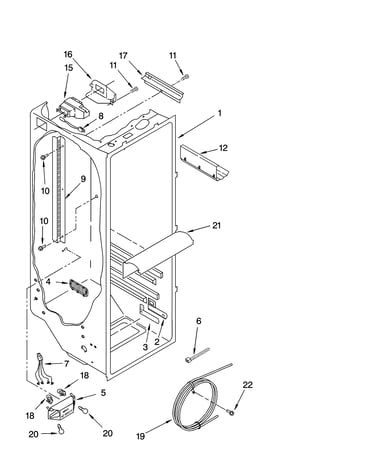 Refrigerator liner parts