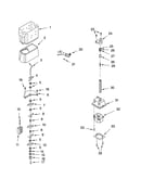 Motor and ice container parts
