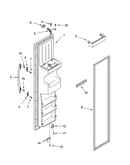 Freezer door parts