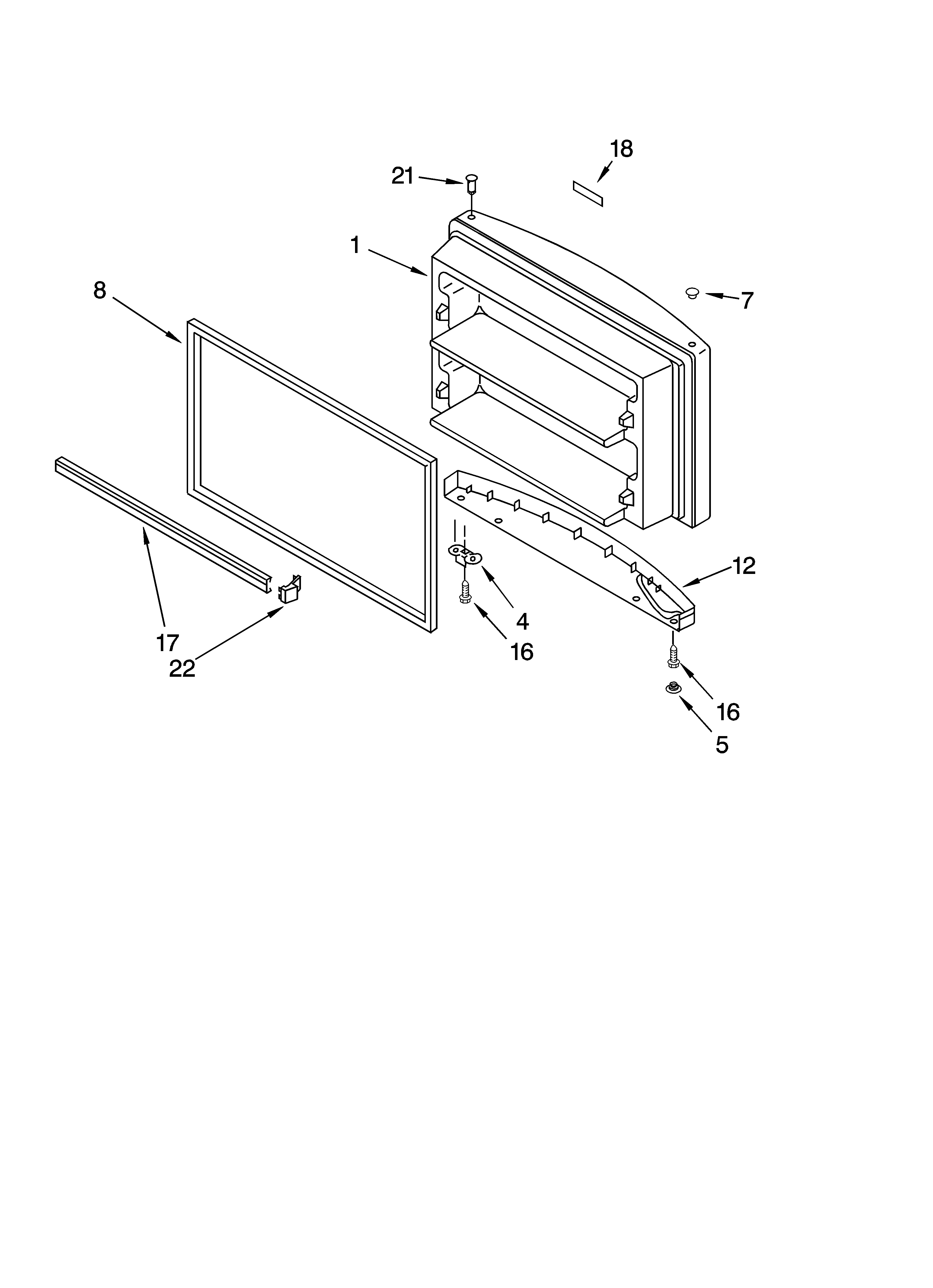 FREEZER DOOR PARTS