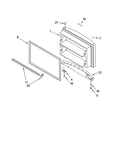 Freezer door parts