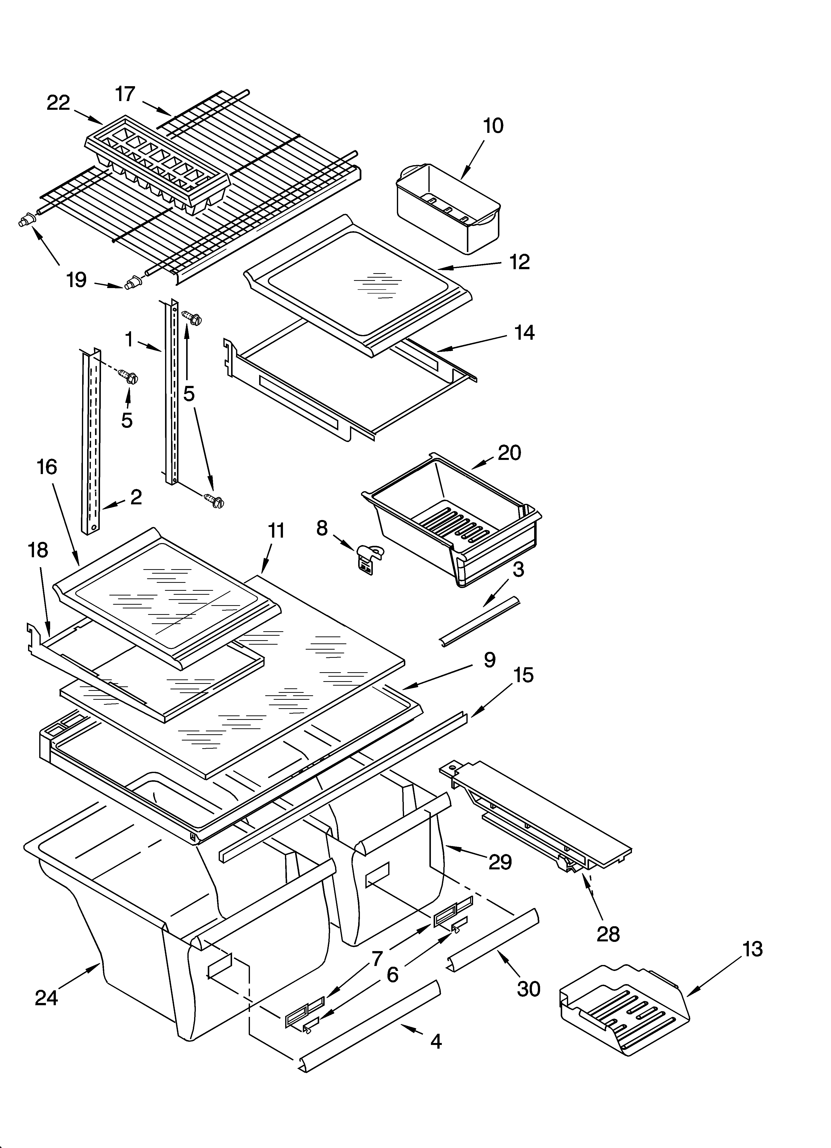 SHELF PARTS