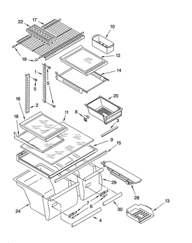 Shelf parts