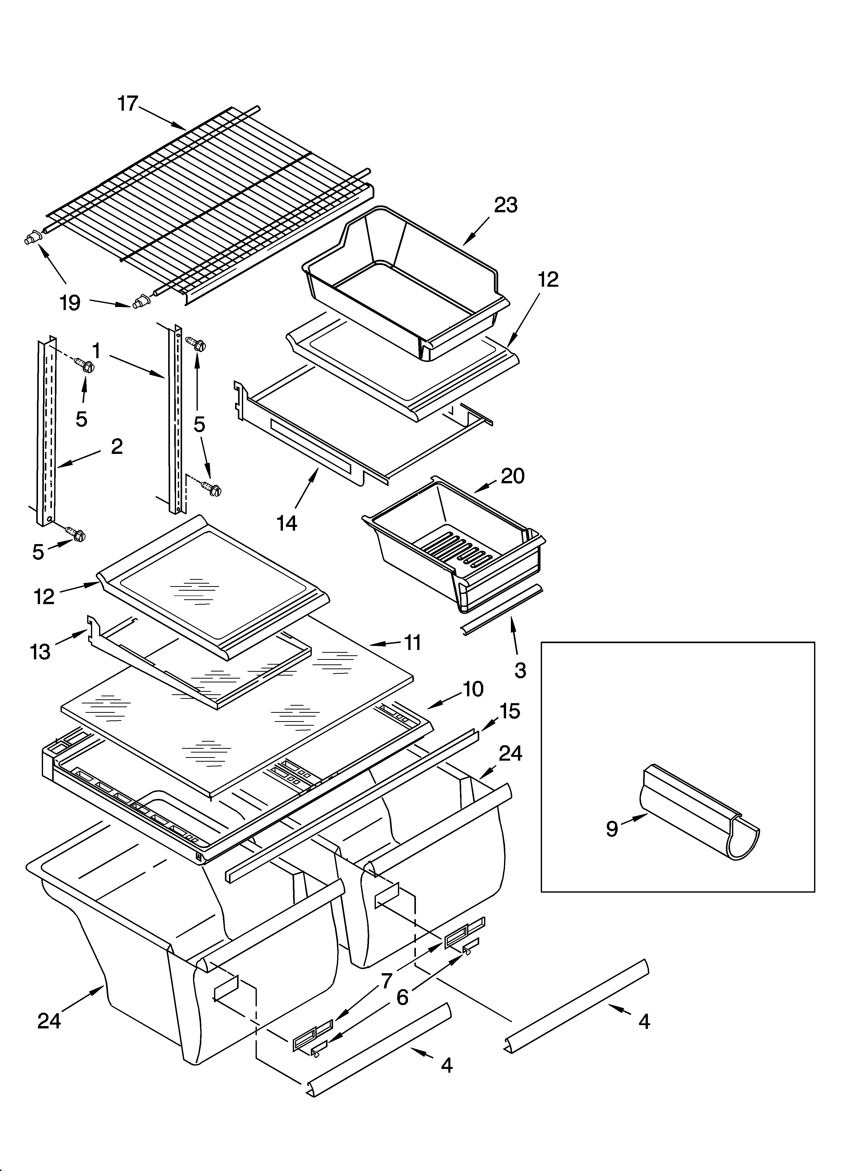 SHELF PARTS