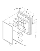Refrigerator door parts