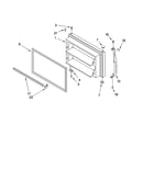 Freezer door parts