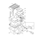 Kenmore 10674982400 shelf parts diagram