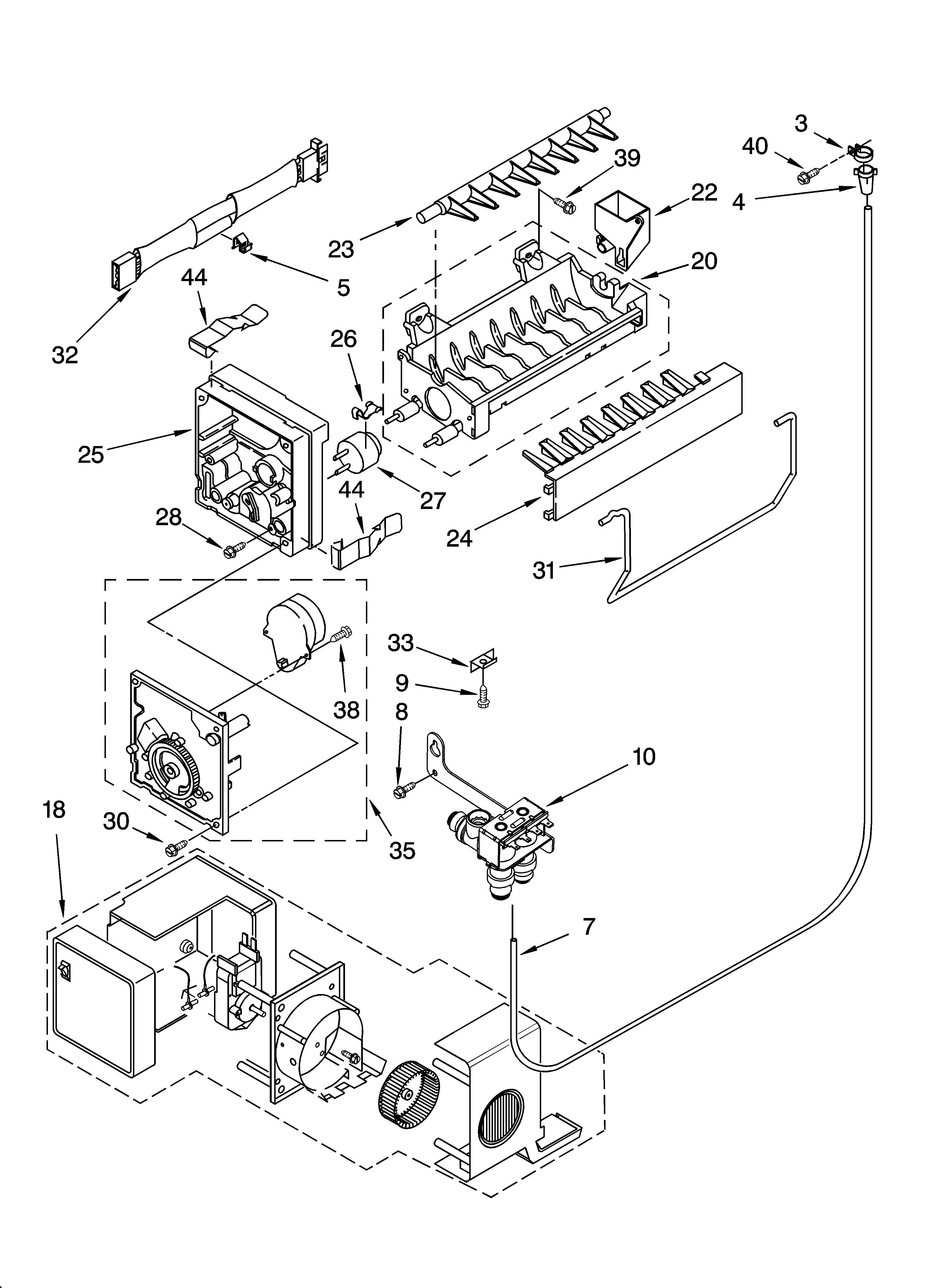Icemaker parts