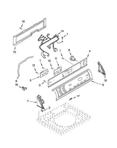 Control panel parts