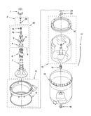 Agitator, basket and tub parts