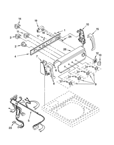 Control panel parts