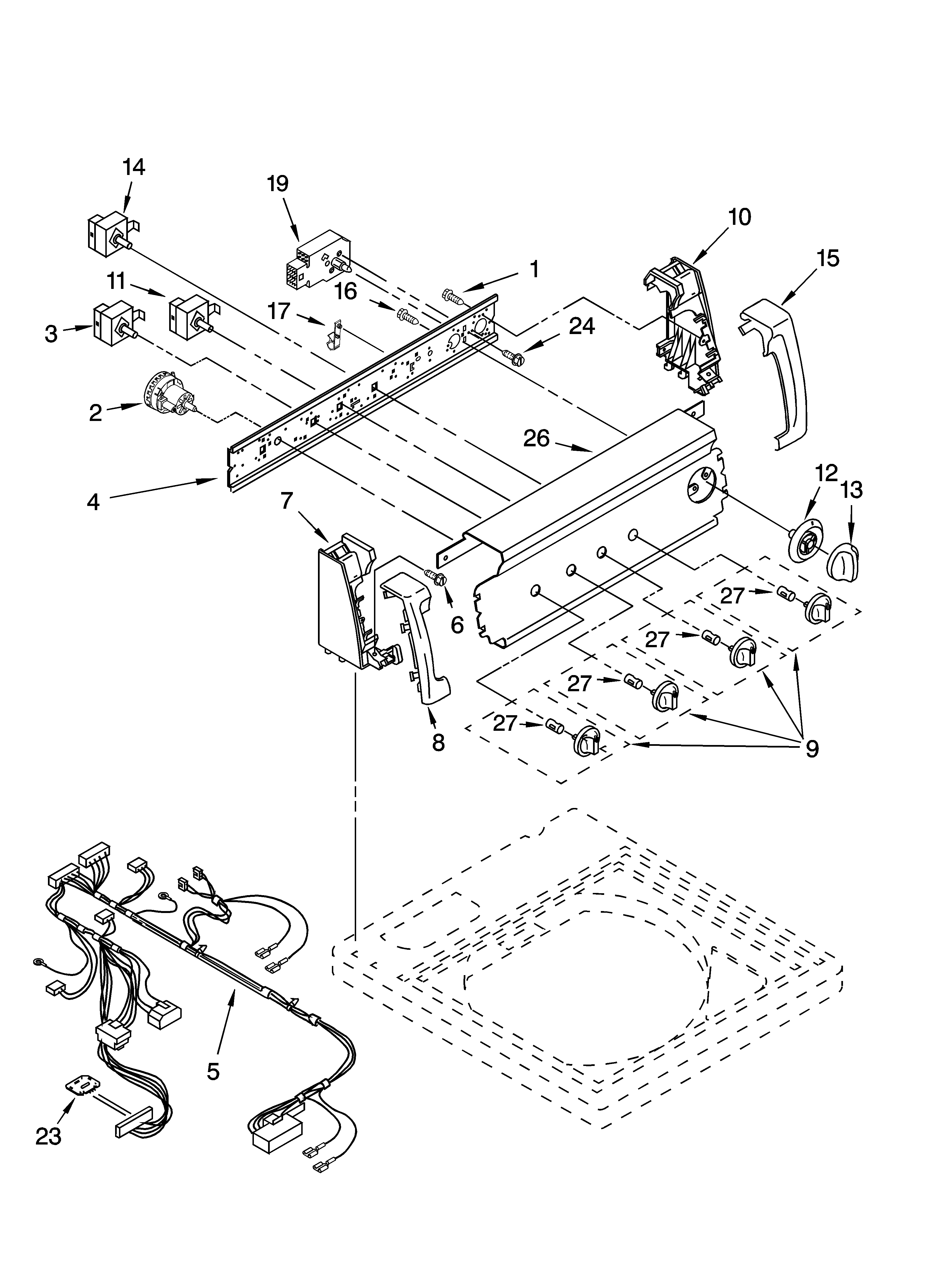 Control panel parts
