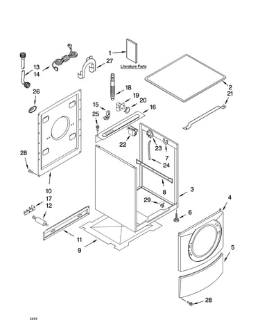 Top and cabinet parts