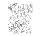 Kenmore 11084764300 dryer bulkhead parts diagram