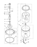 Agitator, basket and tub parts