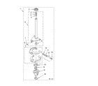 Kenmore 11084762300 brake and drive tube parts diagram