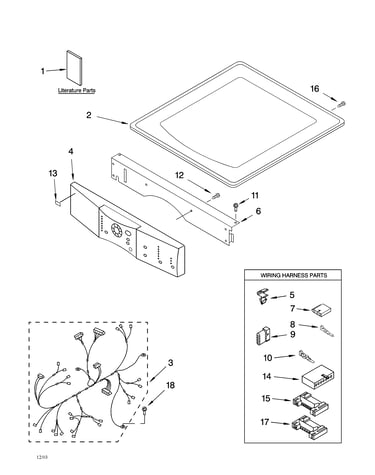 Top and console parts