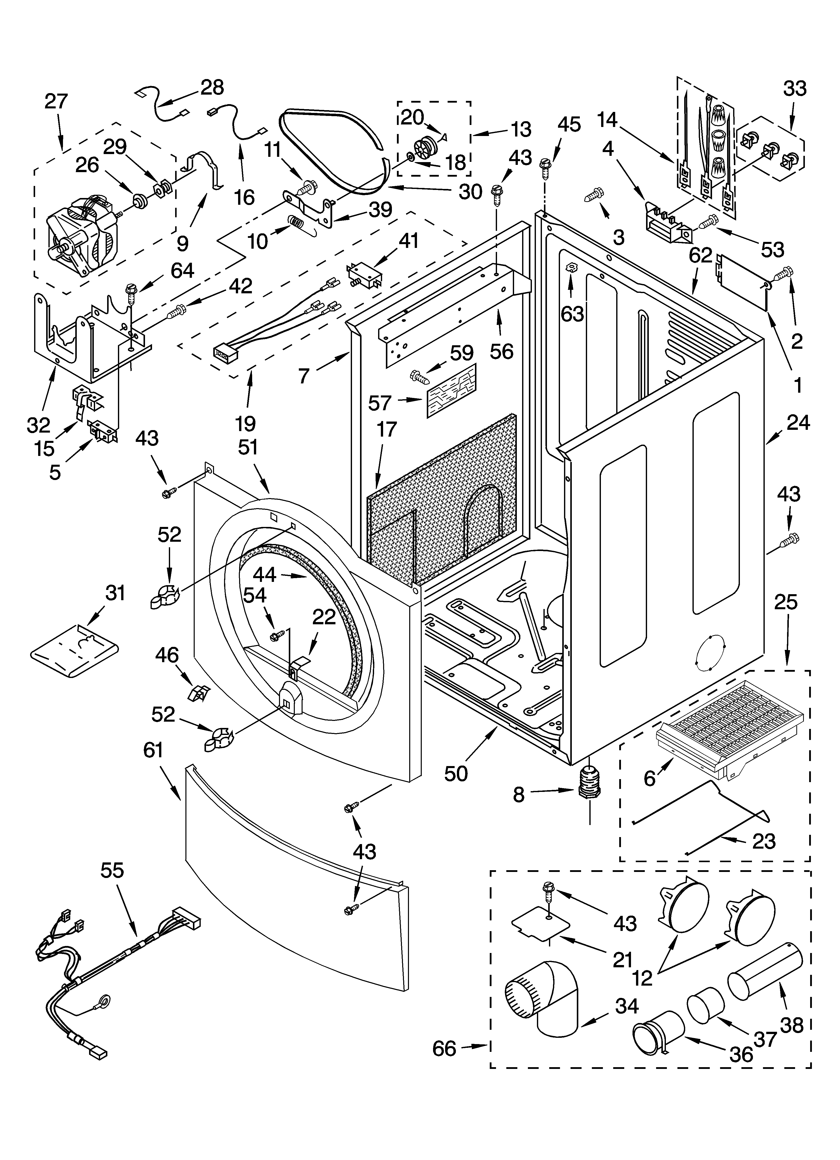 Cabinet parts