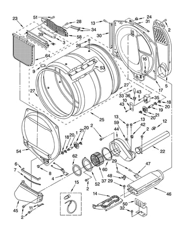 Bulkhead parts and optional parts (not included)